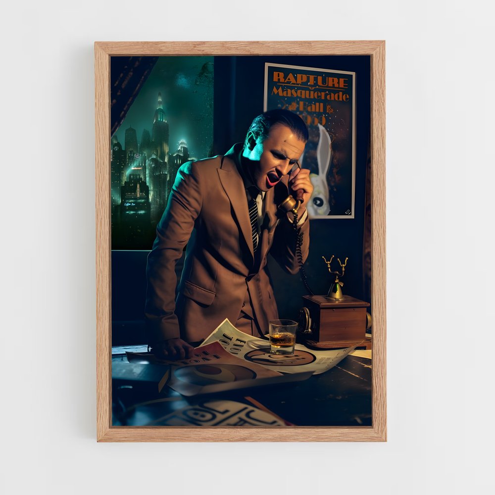 Poster Monsieur Ryan – affiche Bioshock (vue 4)